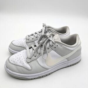 Nike Dunk Low Sneaker Shoes Lace-Up Women's White/Blue Ice Size US8 EU39